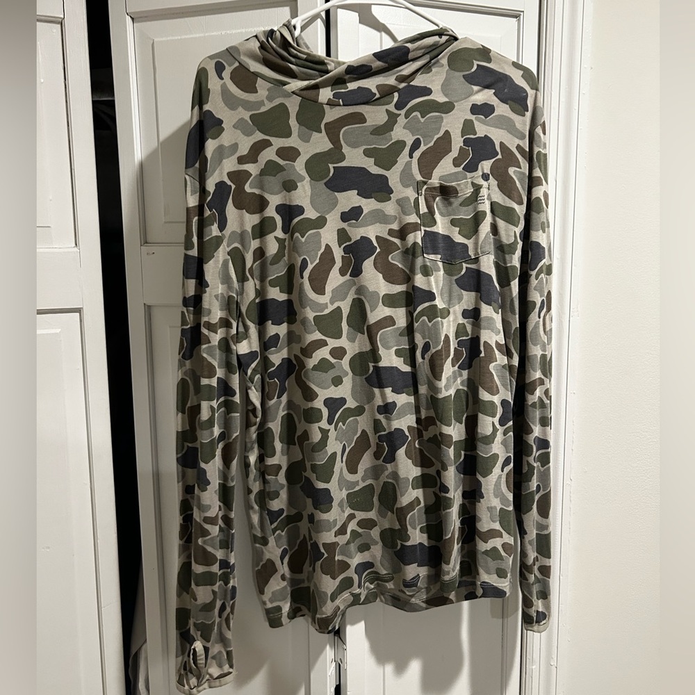 FreeFly camo bamboo hoodie NWOT